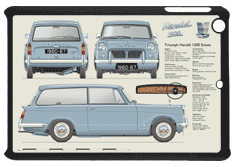 Triumph Herald Estate 1960-67 Small Tablet Covers